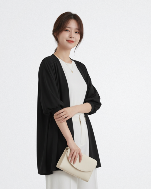Áo Khoác Cardigan Nữ Mỏng Nhẹ Form Suông Thanh Lịch Dễ Phối Free Size ARI.TO.ZOU
