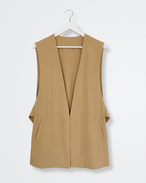 Áo Khoác Gile Vest Nữ ARI.TO.ZOU Sát Nách Thời Trang Công Sở Hiện Đại Free Size